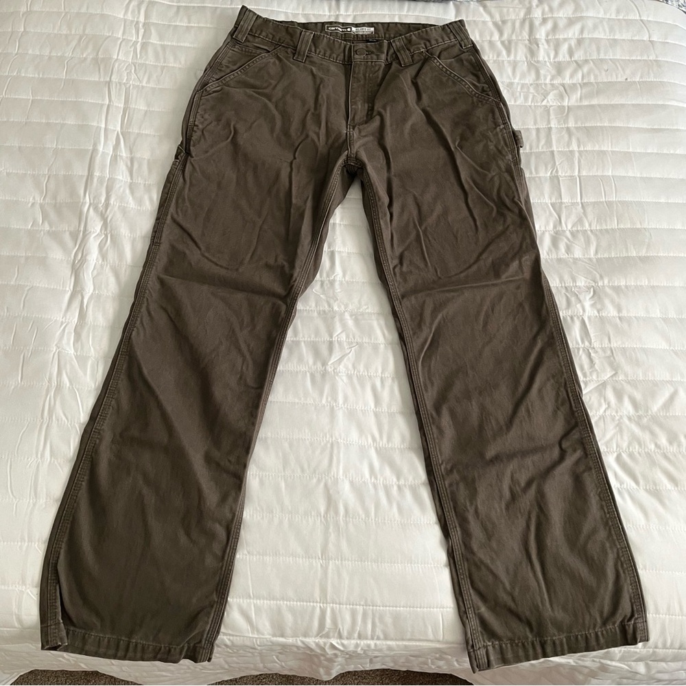 Men’s Brown Carhartt Relaxed Fit Pants